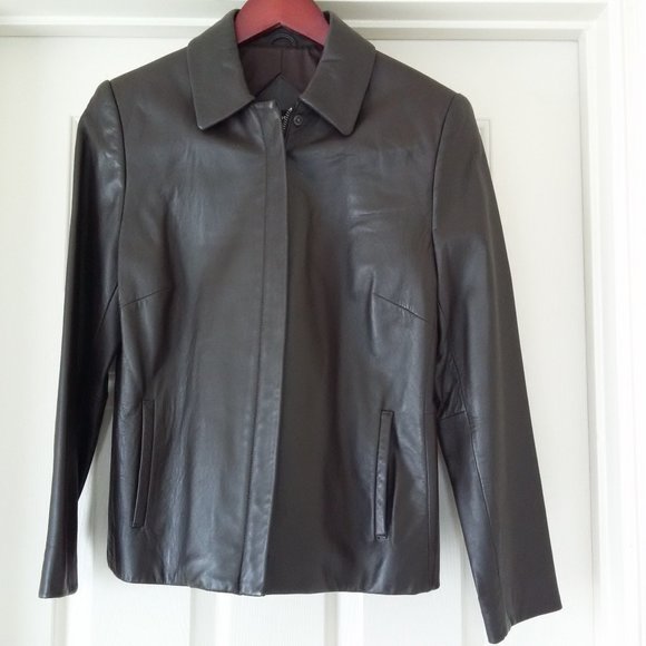Brown Leather Jacket - Picture 1 of 6